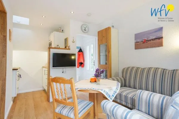 Wohnzimmer Haus Rheiderland Ferienwohnung Casita