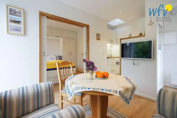 Wohnzimmer Haus Rheiderland Ferienwohnung Casita