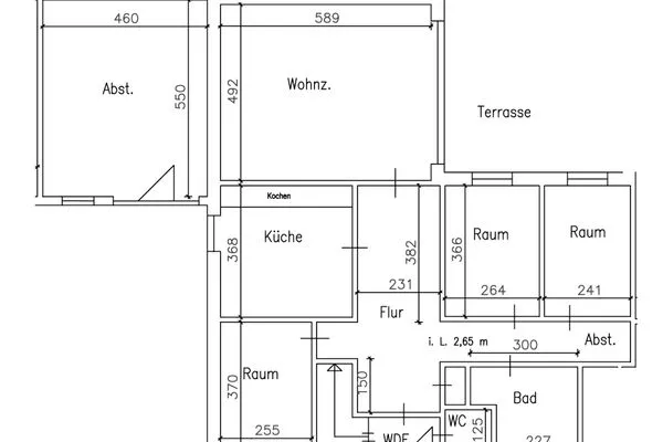 Grundriss  Haus Kim - Ferienwohnung 1