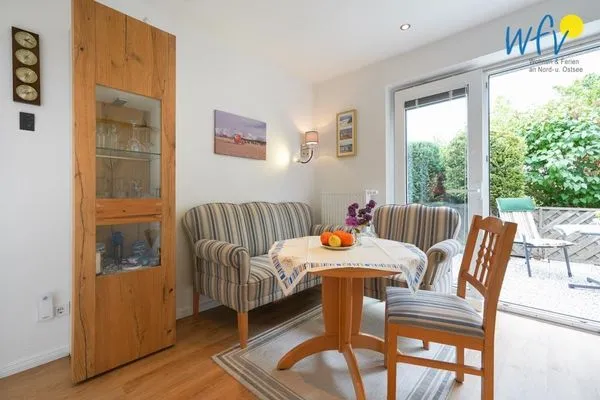 Wohnzimmer Haus Rheiderland Ferienwohnung Casita