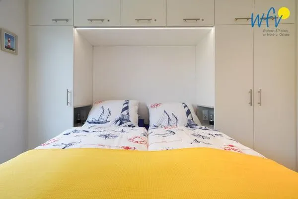 Schlafzimmer Haus Rheiderland Ferienwohnung Casita