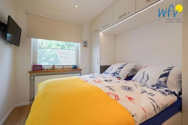 Schlafzimmer Haus Rheiderland Ferienwohnung Casita