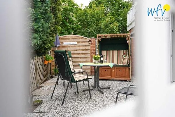 Terrasse Haus Rheiderland Ferienwohnung Casita