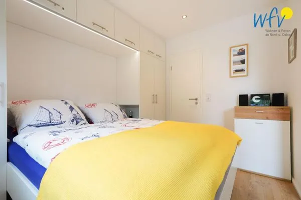 Schlafzimmer Haus Rheiderland Ferienwohnung Casita