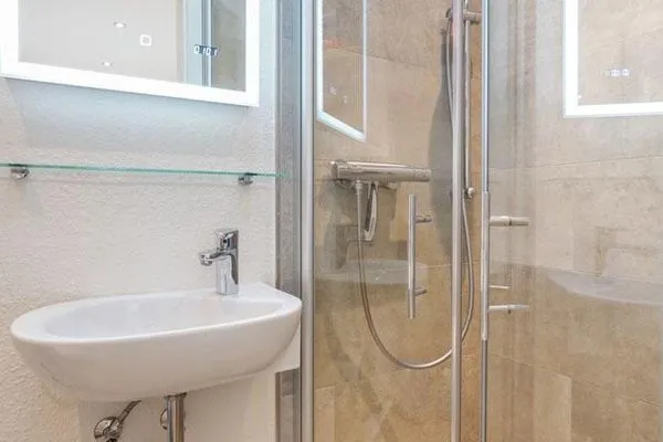 Badezimmer Haus Rheiderland Ferienwohnung Casita