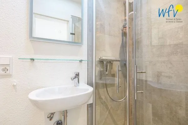 Badezimmer Haus Rheiderland Ferienwohnung Casita