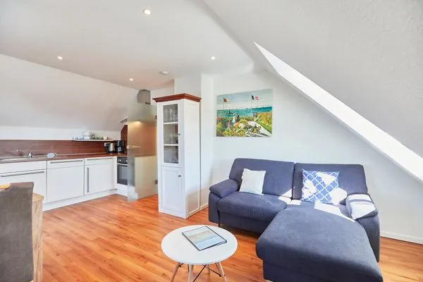 Wohnzimmer  Villa Wilhelmine - Ferienwohnung Klein-Wiebke