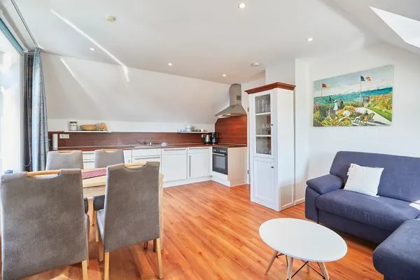 Wohnzimmer  Villa Wilhelmine - Ferienwohnung Klein-Wiebke