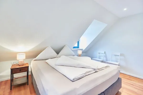 Schlafzimmer  Villa Wilhelmine - Ferienwohnung Klein-Wiebke