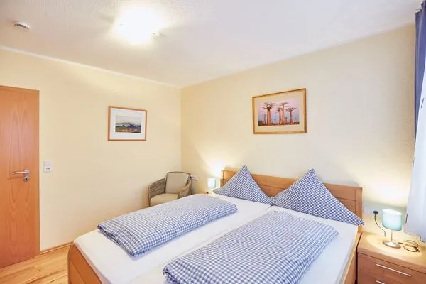 Schlafzimmer  Haus Inselherz - Ferienwohnung Muschel