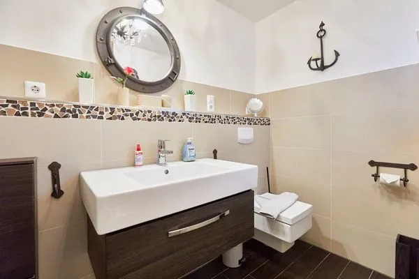Badezimmer  Villa Pirola - Ferienwohnung 3