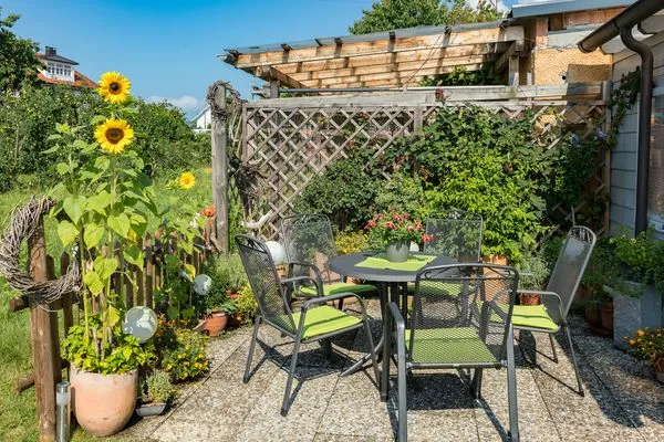 Ferienhaus Dani Ferienapartment Säntisblick Nonnenhorn - Garten