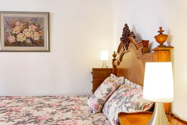 Schlafzimmer Silvanerlaube Ferienwohnung Silvanerlaube A