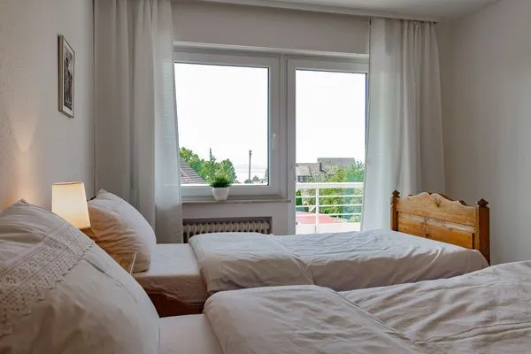 Schlafzimmer Silvanerlaube Ferienwohnung Silvanerlaube A