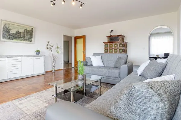 Wohnzimmer Silvanerlaube Ferienwohnung Silvanerlaube A