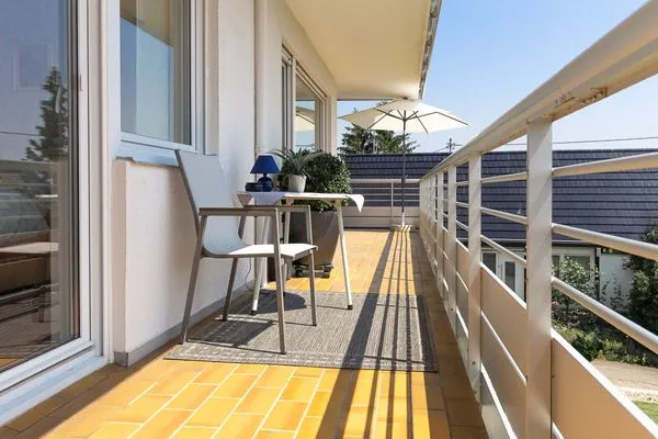 Balkon Silvanerlaube Ferienwohnung Silvanerlaube A