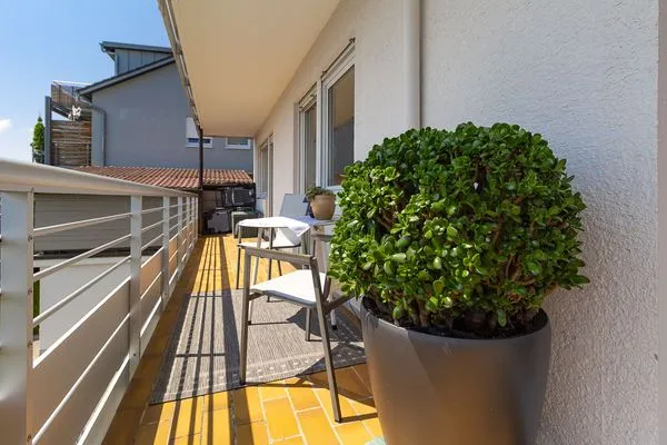 Balkon Silvanerlaube Ferienwohnung Silvanerlaube A