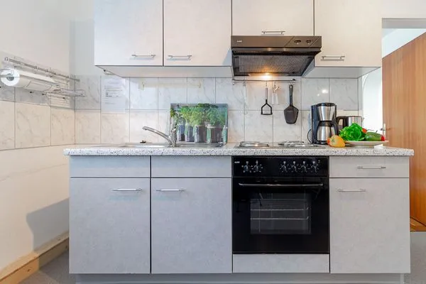 Küche / Küchenzeile Silvanerlaube Ferienwohnung Silvanerlaube A