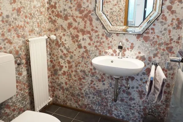 Badezimmer  Ferienwohnung Oase am Rosenhag