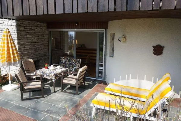 Terrasse  Ferienwohnung Oase am Rosenhag