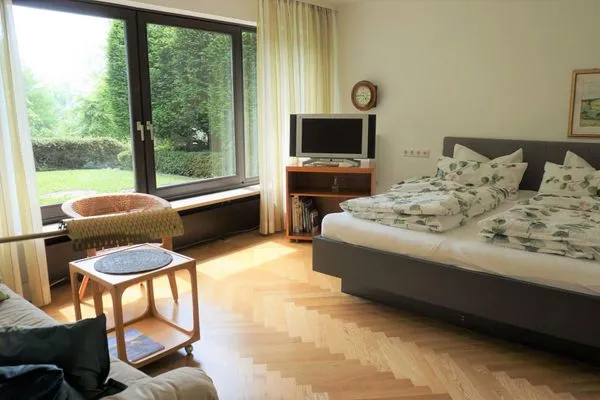 Schlafzimmer  Ferienwohnung Oase am Rosenhag