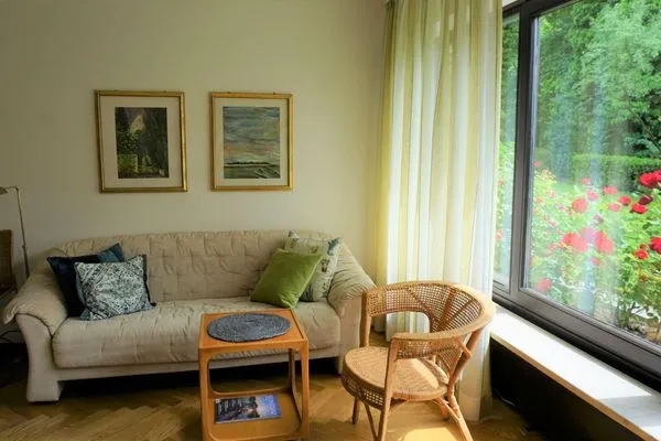 Wohnzimmer  Ferienwohnung Oase am Rosenhag