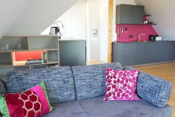 Wohnzimmer  Ferienwohnung Weitsicht