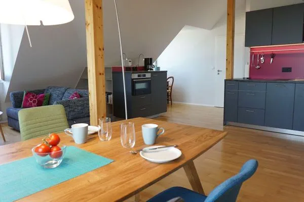 Wohnzimmer  Ferienwohnung Weitsicht