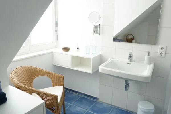 Badezimmer  Ferienwohnung Weitsicht