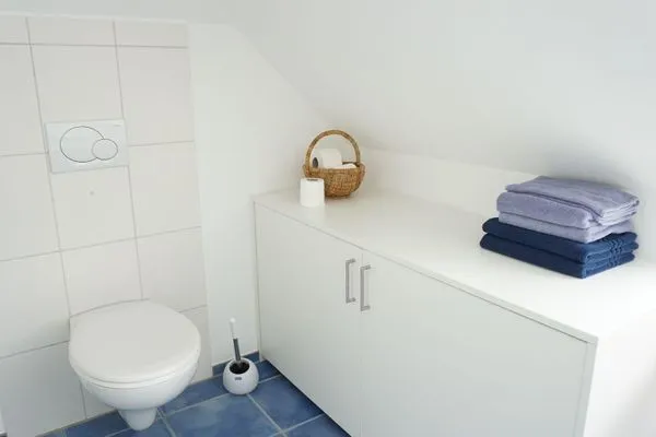 Badezimmer  Ferienwohnung Weitsicht