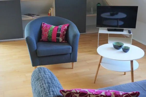 Wohnzimmer  Ferienwohnung Weitsicht