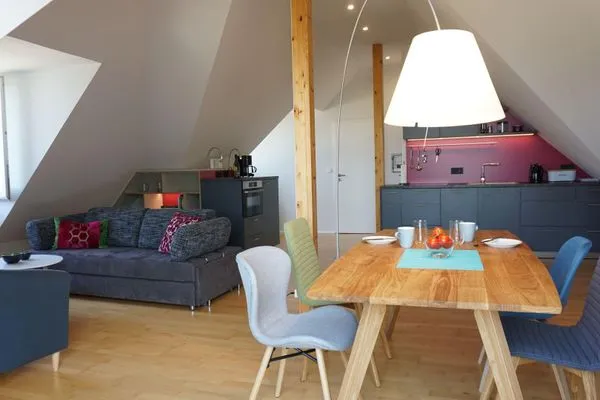 Wohnzimmer  Ferienwohnung Weitsicht