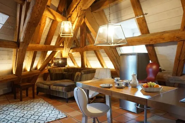 Wohnzimmer  Ferienwohnung Am Klosterhof