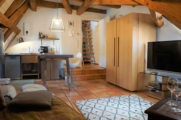 Wohnzimmer  Ferienwohnung Am Klosterhof