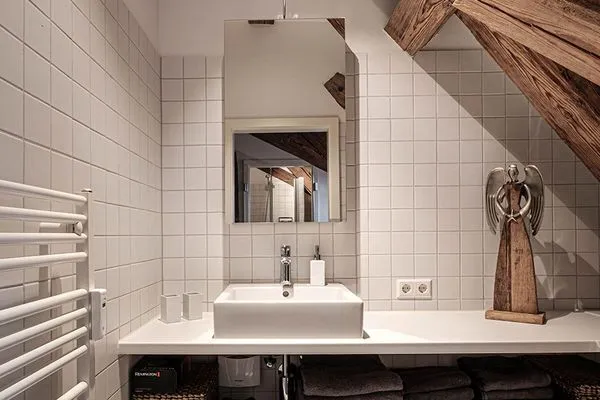Gäste-WC  Ferienwohnung Loft am Schlossplatz