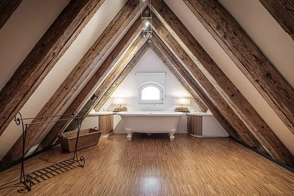 Schlafzimmer  Ferienwohnung Loft am Schlossplatz
