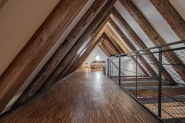 Schlafzimmer  Ferienwohnung Loft am Schlossplatz