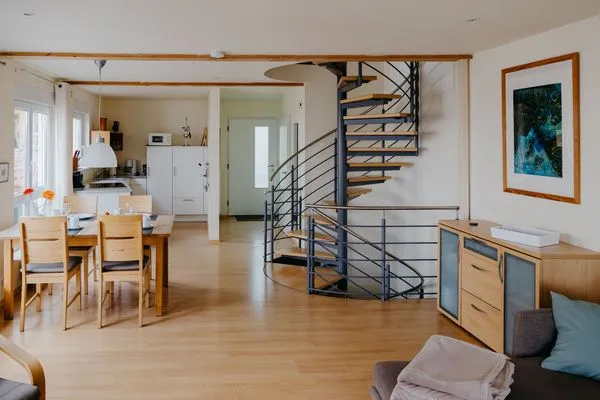 Wohnzimmer  Ferienhaus Hilde am Wald