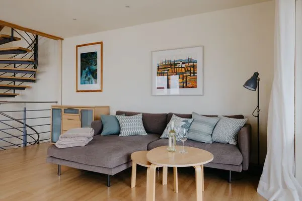 Wohnzimmer  Ferienhaus Hilde am Wald