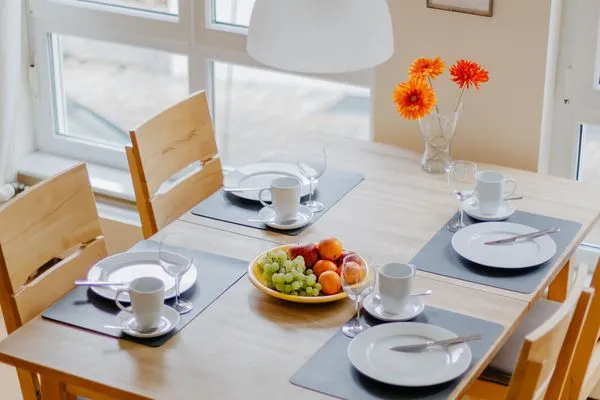 Wohnzimmer  Ferienhaus Hilde am Wald