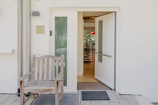 Fassade / Eingang  Ferienhaus Hilde am Wald