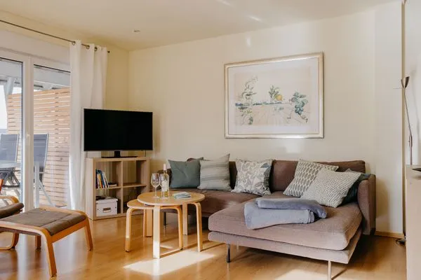 Wohnzimmer  Ferienhaus Emil am Wald