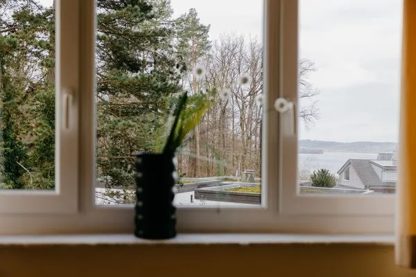 Meerblick  Ferienhaus Emil am Wald