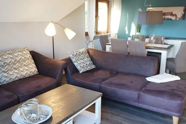 Wohnzimmer  Ferienwohnung Am Roten Turm