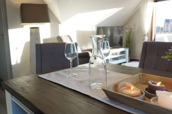 Wohnzimmer  Ferienwohnung Am Roten Turm