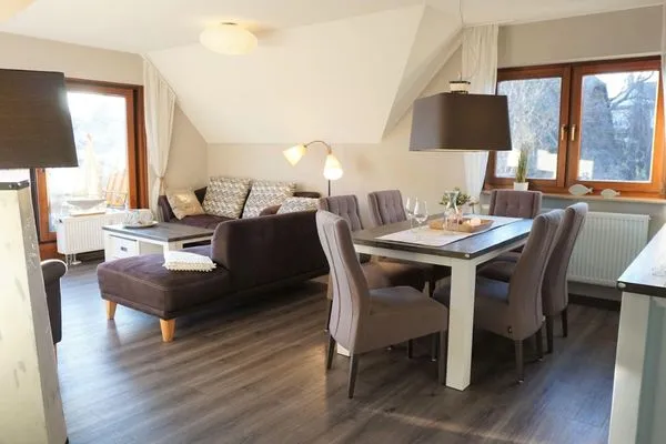 Wohnzimmer  Ferienwohnung Am Roten Turm