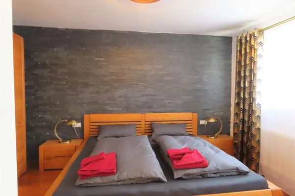 Schlafzimmer  Ferienwohnung Altes Museum