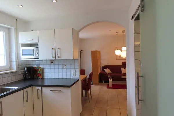 Küche / Küchenzeile  Ferienwohnung Altes Museum