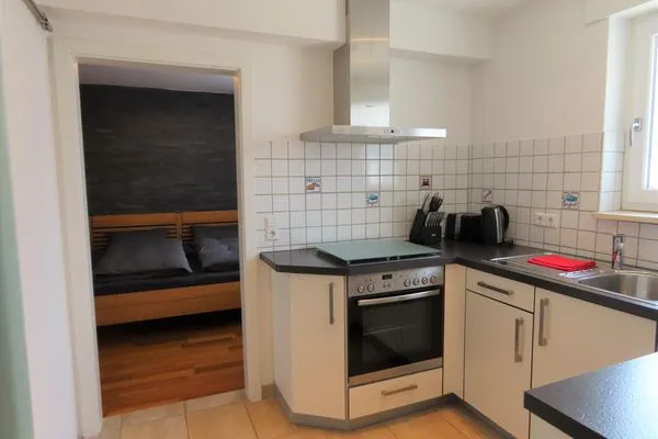 Küche / Küchenzeile  Ferienwohnung Altes Museum