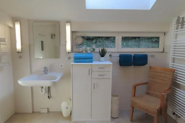 Badezimmer  Ferienhaus Spetzgart